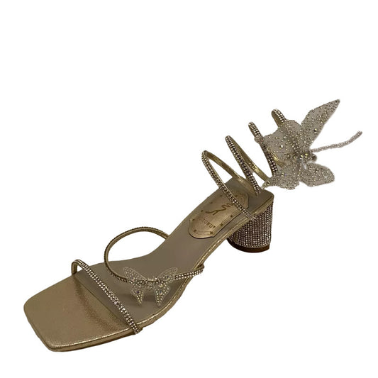 Women's High-heeled Sandals Open Toe Thin Heeled Shoes