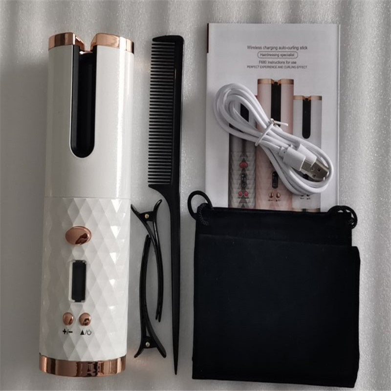 Curling Iron USB Wireless Multifunctional Charging Curler - SD & CO.