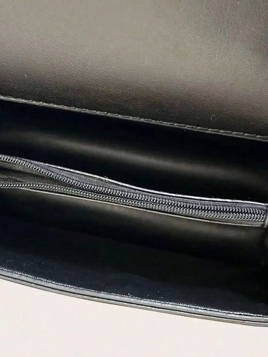 Chain PU Leather Detachable Shoulder Strap Handbag