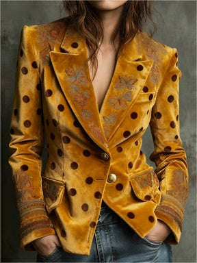 Casual Retro Stand Collar Coat