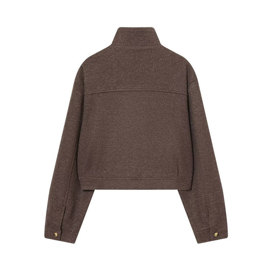 Women's Casual Loose Design Long Sleeve Jacket