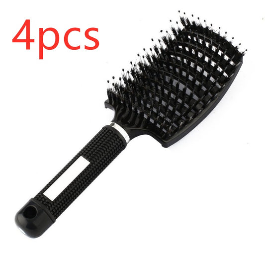 Hairbrush Anti Klit Brushy Haarborstel Women Detangler Hair Brush Bristle Nylon Scalp Massage Teaser Hair Brush Comb - SD & CO.