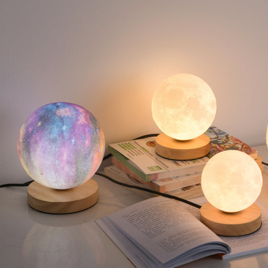 Copy of 3D Moon Lamp Moon Lamp Desk Charging Lamp Bedroom Bedside Lamp Creative Ins Gift Atmosphere Night Lamp