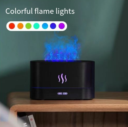 Copy of Simulated flame aromatherapy machine expanding fragrance machine household seven color flame humidifier