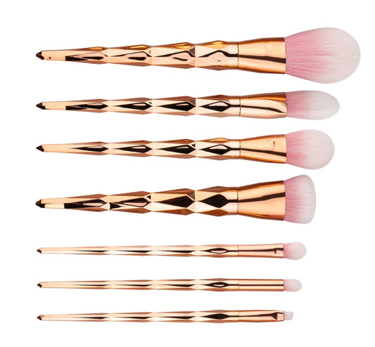 7 makeup brushes, makeup tools, diamond makeup brush foundation brush - SD & CO.
