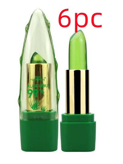 Aloe Vera Gel Color Changing Lipstick Gloss Moisturizer Anti-drying Desalination Fine-grain Lip Blam Care - SD & CO.