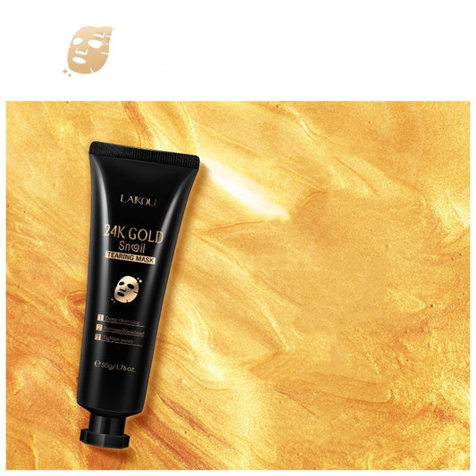 Gold Foil Snail Tear-Off Mask Hydrating - SD & CO.
