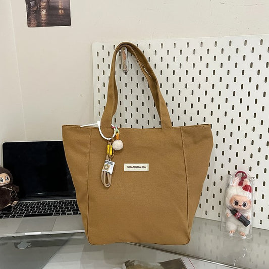 Canvas Casual Large Capacity Shoulder Bag For Women