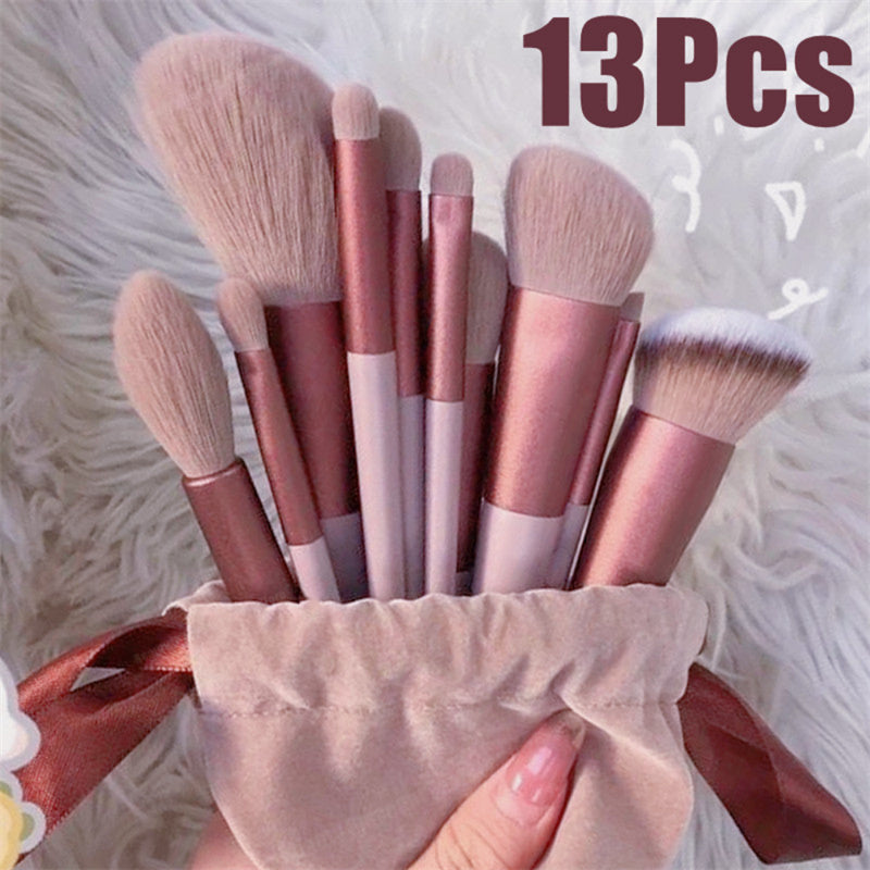 13Pcs Makeup Brush Set Make Up Concealer Brush Blush Powder Brush Eye Shadow Highlighter Foundation Brush Cosmetic Beauty Tools - SD & CO.