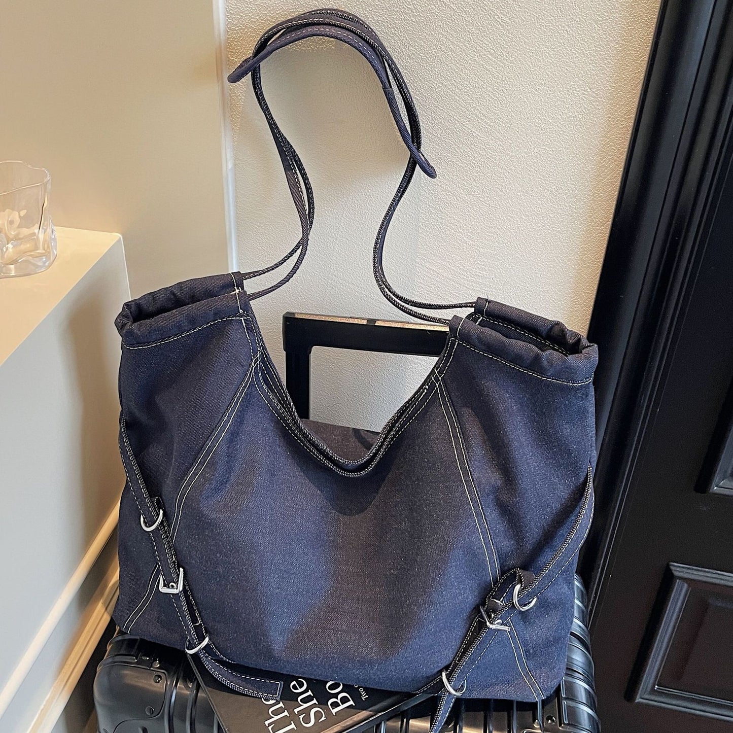 Retro Large Capacity Bag Women's Casual Shoulder Bag