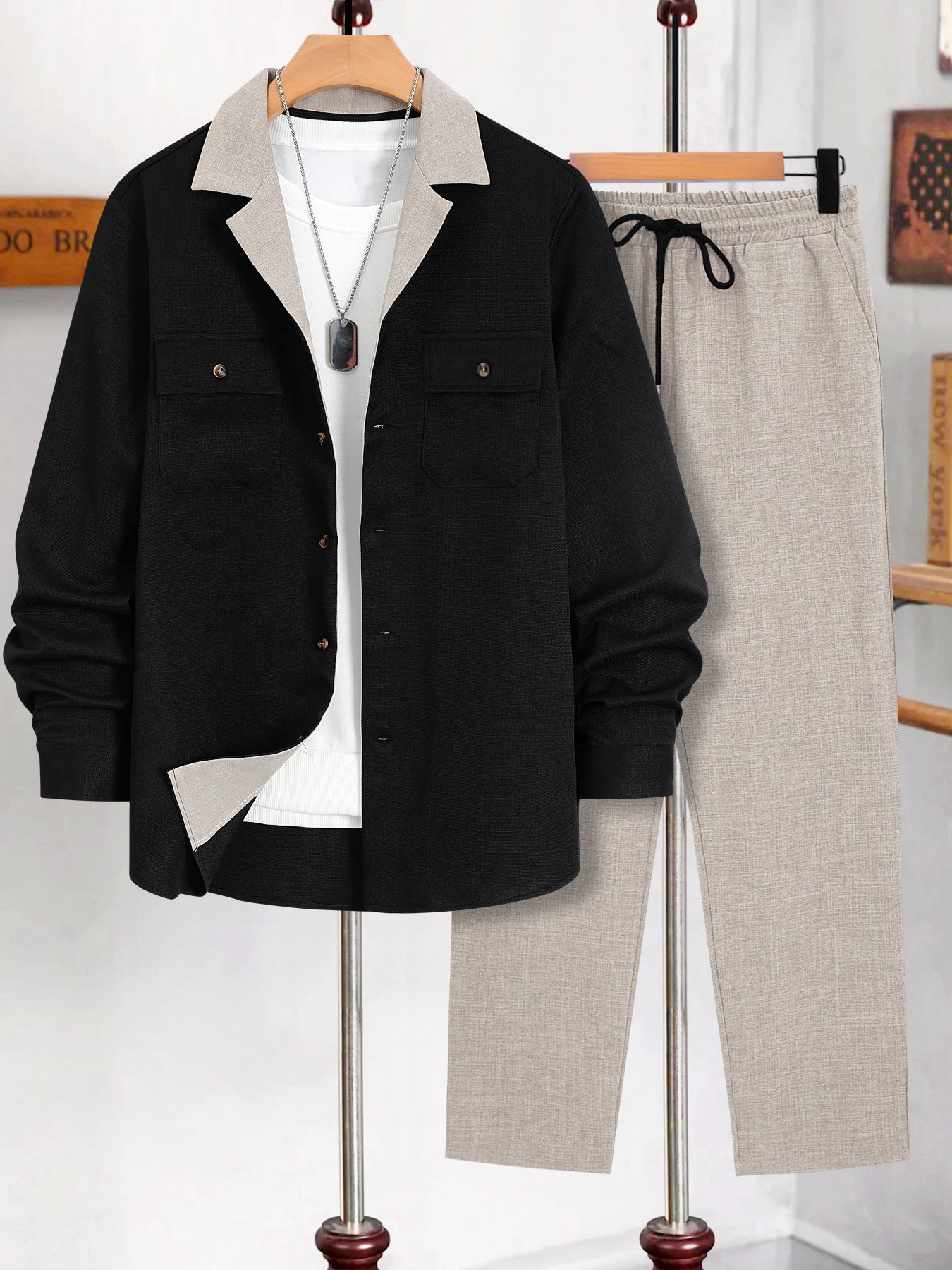 Creative Men's Casual Suit Coat Set - SD & CO.