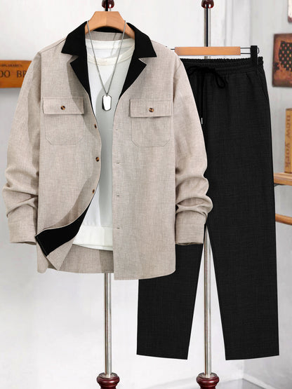 Creative Men's Casual Suit Coat Set - SD & CO.