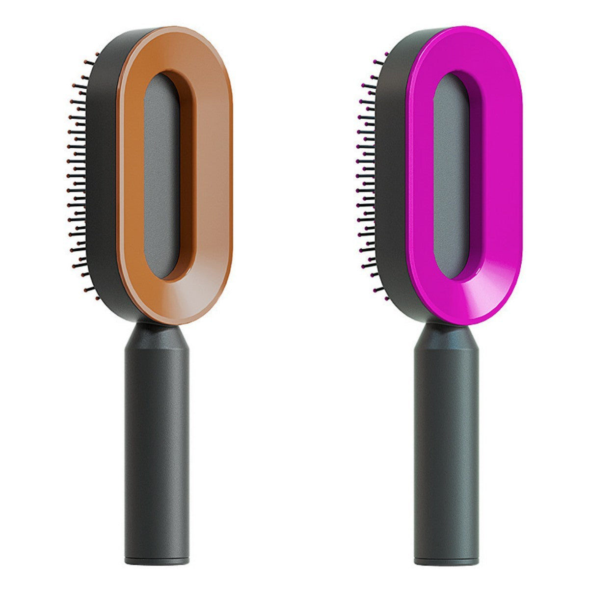Self Cleaning Hair Brush For Women One-key Cleaning Hair Loss Airbag Massage Scalp Comb Anti-Static Hairbrush - SD & CO.