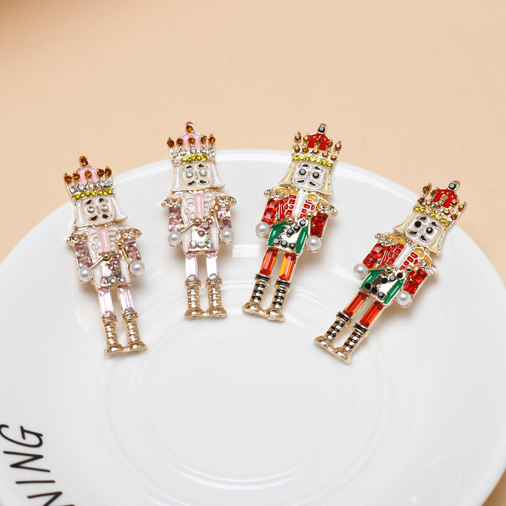 Alloy Personality Exaggerated Nutcracker Earrings