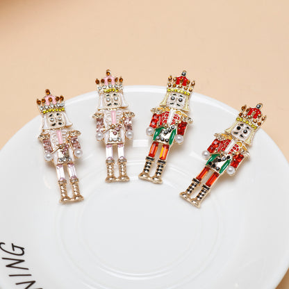 Alloy Personality Exaggerated Nutcracker Earrings