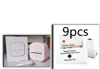 Portable Mini Thermal Label Printer Home Photo Printer Student Wrong Question Printer Bluetooth-compatible Mini Label Printer Price Tag - SD & CO.