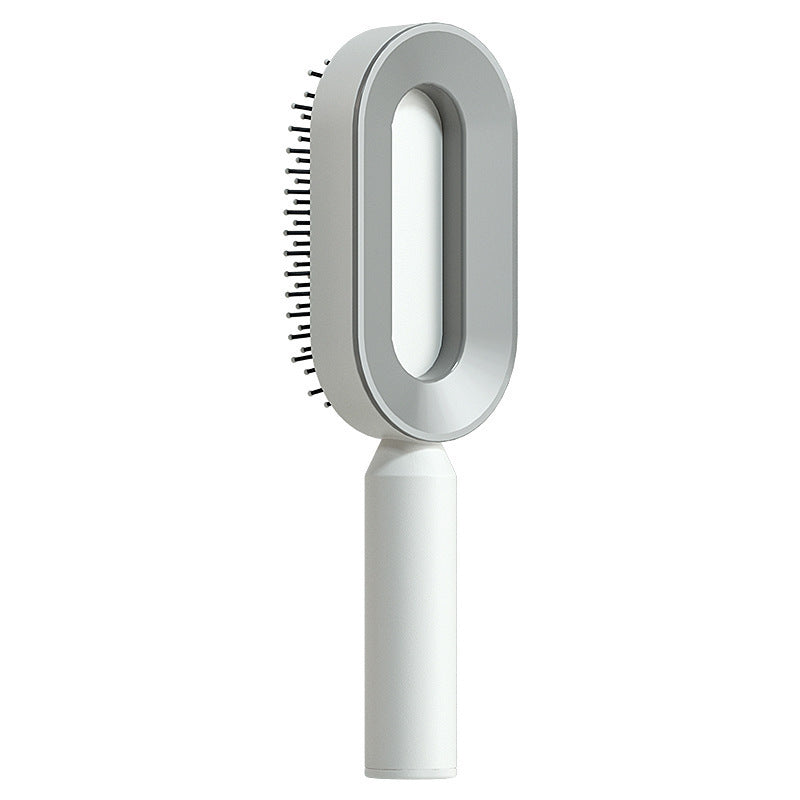 Self Cleaning Hair Brush For Women One-key Cleaning Hair Loss Airbag Massage Scalp Comb Anti-Static Hairbrush - SD & CO.