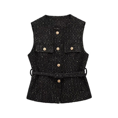 Women's Knit V-neck Vest