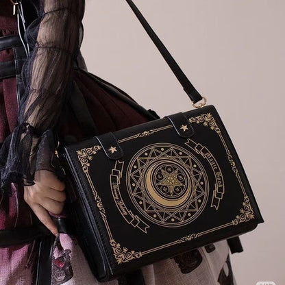 Japanese-style Retro Xingyue Magic Book Shoulder Bag