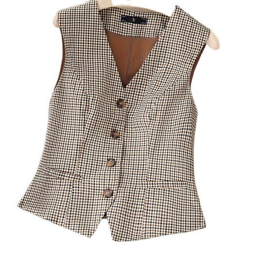 Fashionable All-match Slim Fit Sleeveless Waistcoat Vest Women - SD & CO.