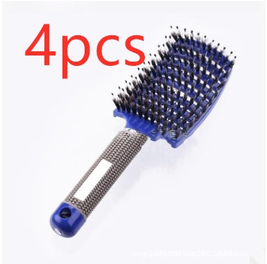Hairbrush Anti Klit Brushy Haarborstel Women Detangler Hair Brush Bristle Nylon Scalp Massage  Teaser Hair Brush Comb - SD & CO.