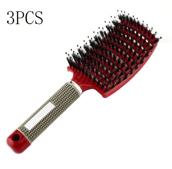 Hairbrush Anti Klit Brushy Haarborstel Women Detangler Hair Brush Bristle Nylon Scalp Massage  Teaser Hair Brush Comb - SD & CO.