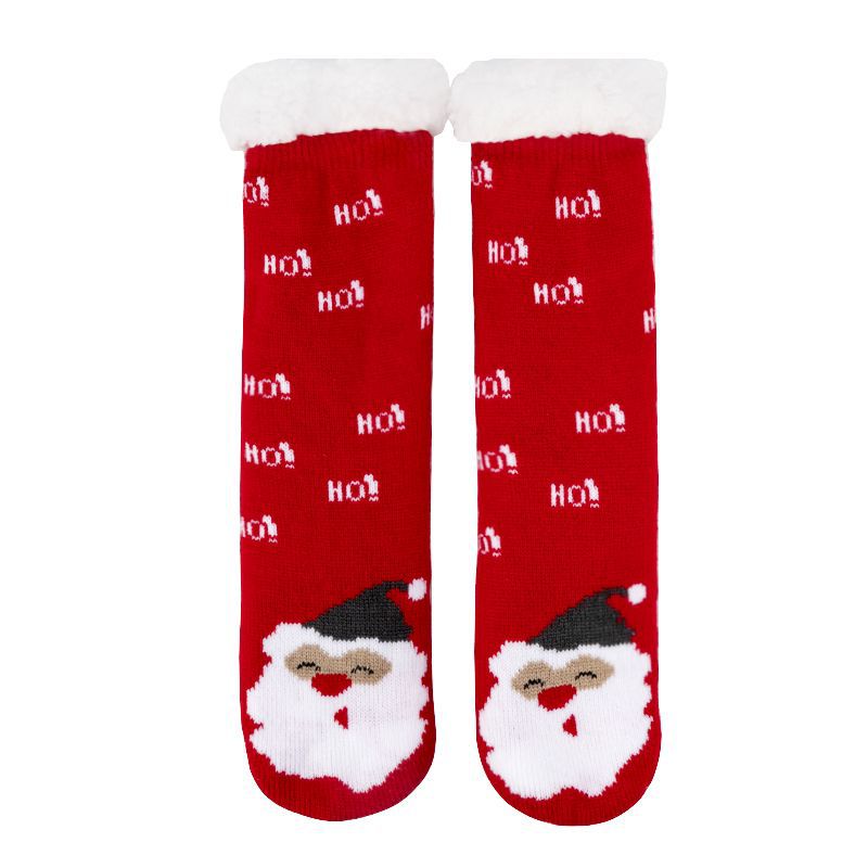 Copy of Christmas Floor Socks Indoor Home Sleep Winter Plush Thick Long Socks Women's Postpartum Socks Anti slip