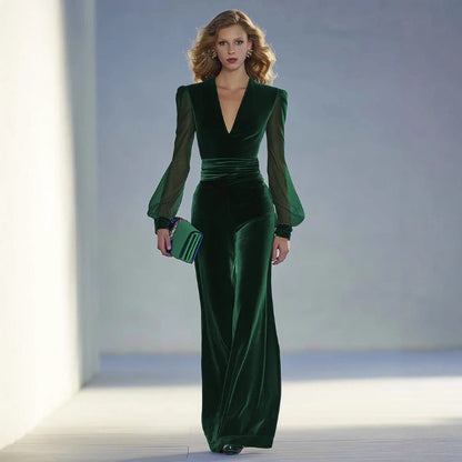 Lady's Casual And Elegant Jumpsuit