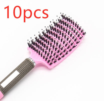 Hairbrush Anti Klit Brushy Haarborstel Women Detangler Hair Brush Bristle Nylon Scalp Massage  Teaser Hair Brush Comb - SD & CO.