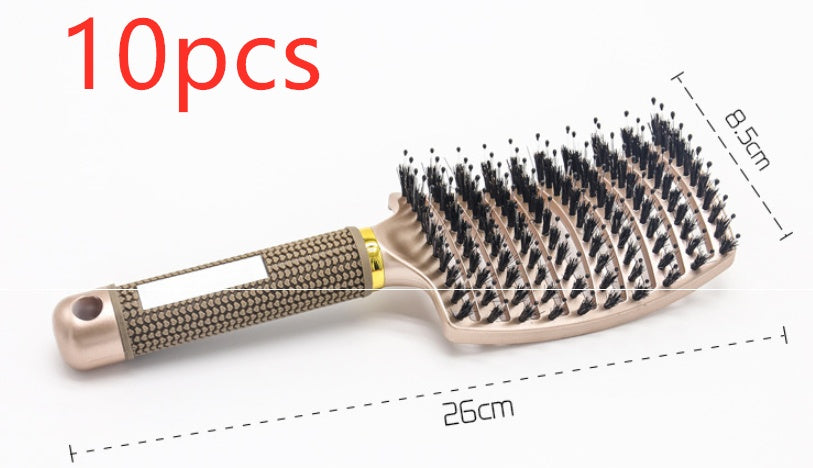 Hairbrush Anti Klit Brushy Haarborstel Women Detangler Hair Brush Bristle Nylon Scalp Massage  Teaser Hair Brush Comb - SD & CO.