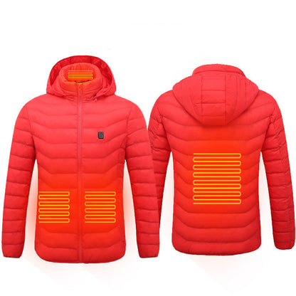 New Heated Jacket Coat USB Electric Jacket Cotton Coat Heater Thermal Clothing Heating Vest Men's Clothes Winter - SD & CO.
