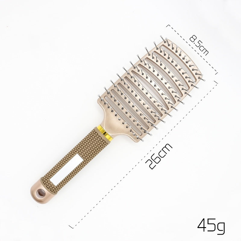 Hairbrush Anti Klit Brushy Haarborstel Women Detangler Hair Brush Bristle Nylon Scalp Massage  Teaser Hair Brush Comb - SD & CO.