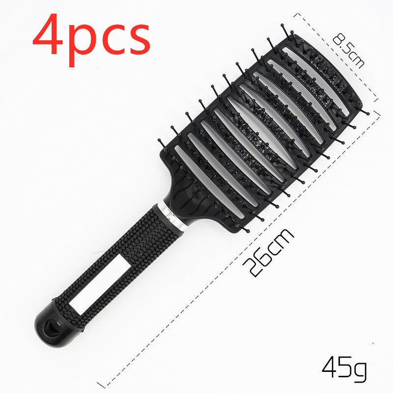 Hairbrush Anti Klit Brushy Haarborstel Women Detangler Hair Brush Bristle Nylon Scalp Massage  Teaser Hair Brush Comb - SD & CO.