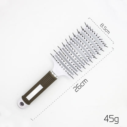 Hairbrush Anti Klit Brushy Haarborstel Women Detangler Hair Brush Bristle Nylon Scalp Massage  Teaser Hair Brush Comb - SD & CO.
