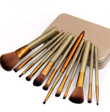 12 makeup brush sets iron box makeup tools makeup tools - SD & CO.