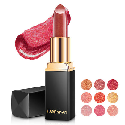 Shiny Metallic Lipstick Pearlescent Color Temperature Change Lipstick Gilt Lipstick - SD & CO.