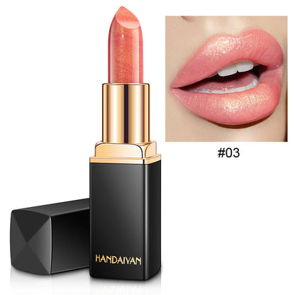 Shiny Metallic Lipstick Pearlescent Color Temperature Change Lipstick Gilt Lipstick - SD & CO.