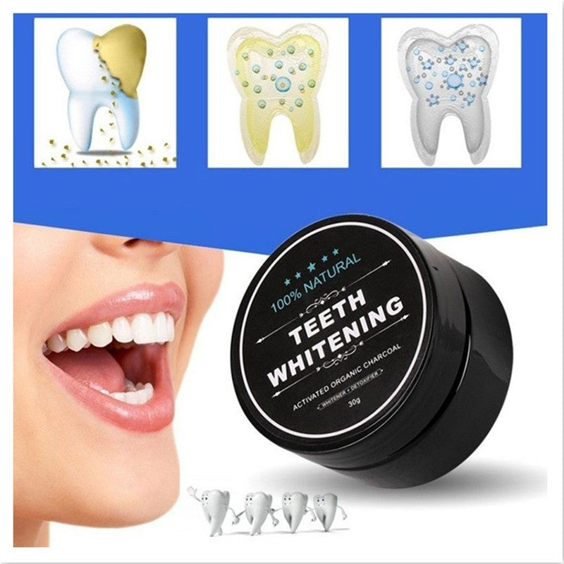 Charcoal Teeth Whitening Powder Activated Coconut Charcoal Teeth Whitening Charcoal Powder Oral Hygiene - SD & CO.