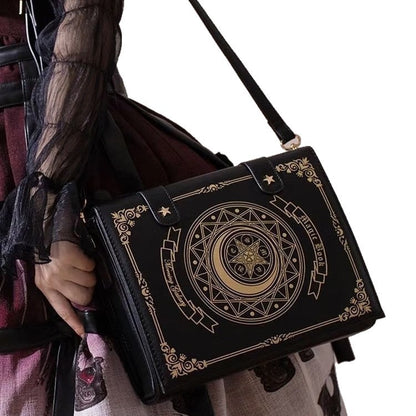 Japanese-style Retro Xingyue Magic Book Shoulder Bag
