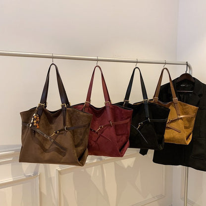 New Retro Fashion Large Capacity Shoulder Bag Women