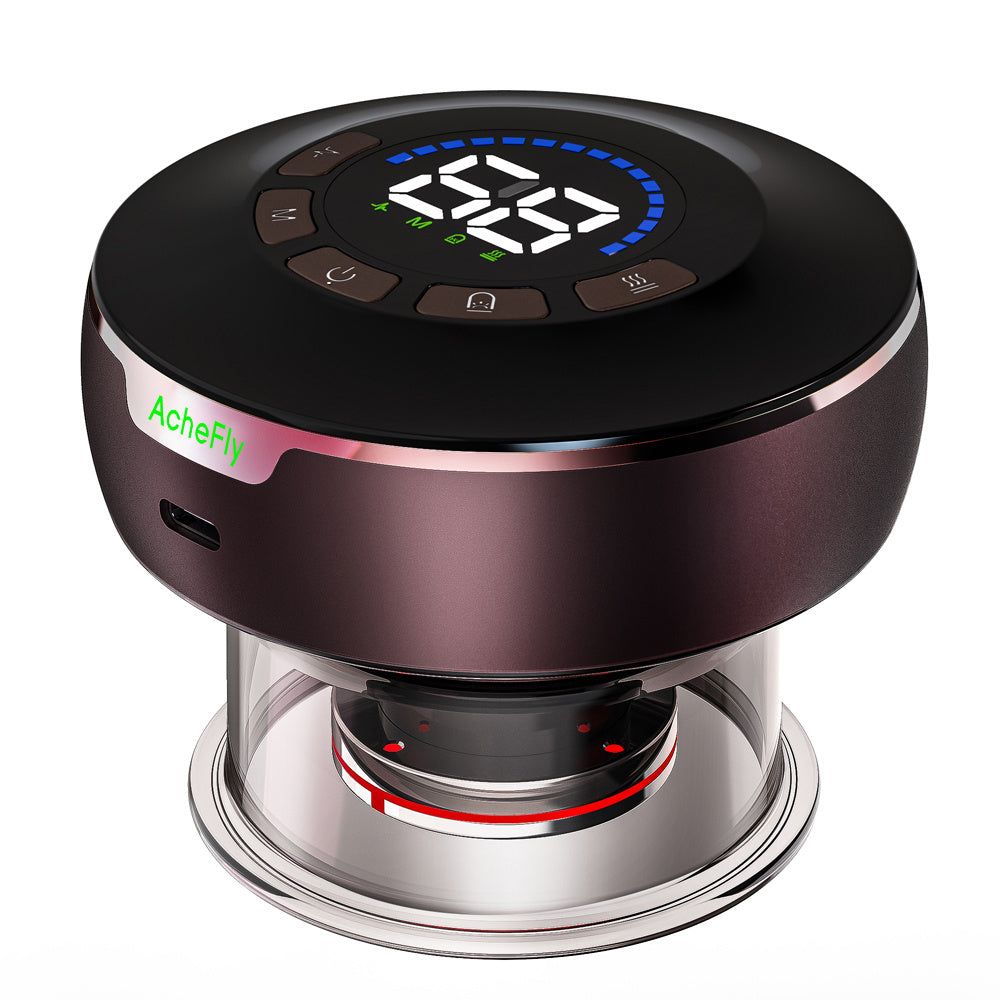 AcheFly Rechargeable Small Multifunctional Electric Gua Sha Scraping Massager Physical Therapy Equipment Facial Smart Chpping - SD & CO.