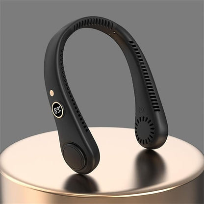 Neckband Portable Air Conditioning Neck Cooler Cooling Ventilator Summer Rechargeable USB Mini Bladeless Fan