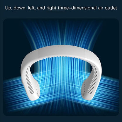 Neckband Portable Air Conditioning Neck Cooler Cooling Ventilator Summer Rechargeable USB Mini Bladeless Fan
