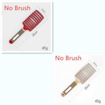 Hairbrush Anti Klit Brushy Haarborstel Women Detangler Hair Brush Bristle Nylon Scalp Massage  Teaser Hair Brush Comb - SD & CO.