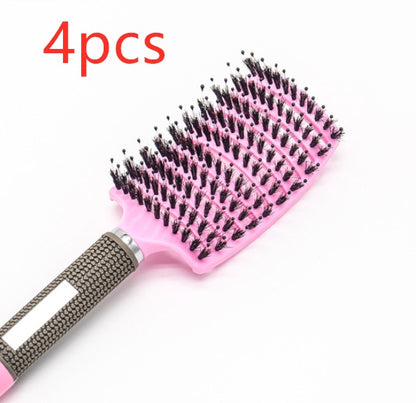 Hairbrush Anti Klit Brushy Haarborstel Women Detangler Hair Brush Bristle Nylon Scalp Massage  Teaser Hair Brush Comb - SD & CO.