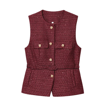 Women's Knit V-neck Vest