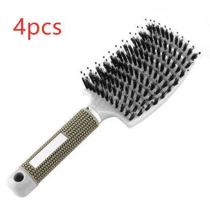 Hairbrush Anti Klit Brushy Haarborstel Women Detangler Hair Brush Bristle Nylon Scalp Massage  Teaser Hair Brush Comb - SD & CO.