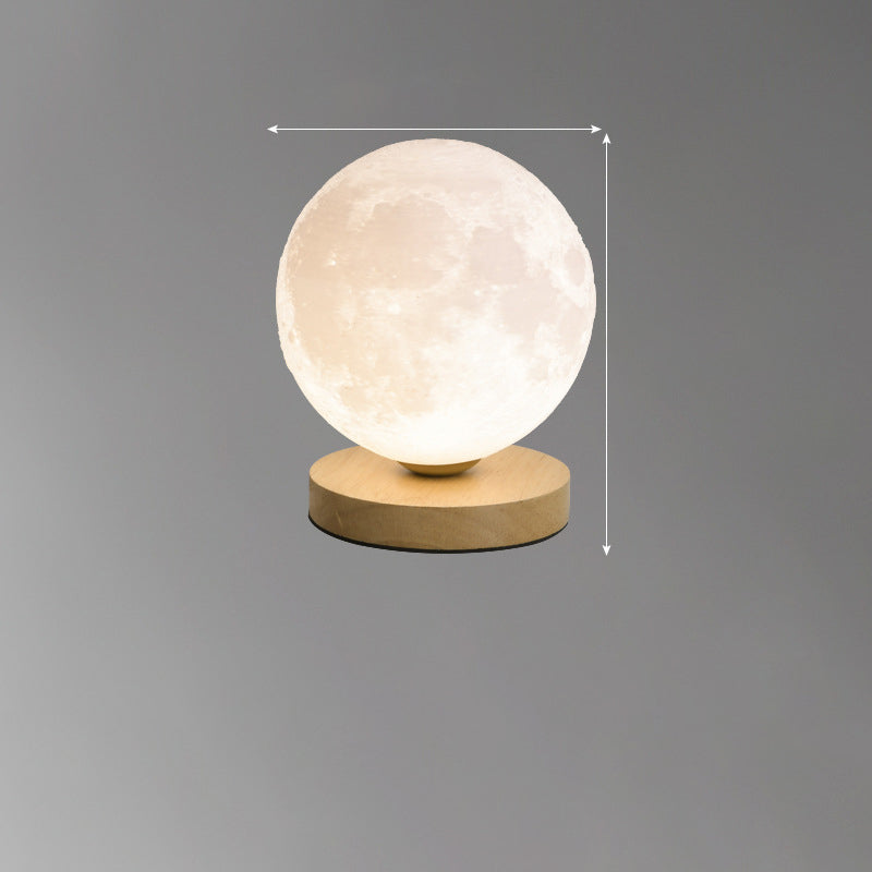 Copy of 3D Moon Lamp Moon Lamp Desk Charging Lamp Bedroom Bedside Lamp Creative Ins Gift Atmosphere Night Lamp