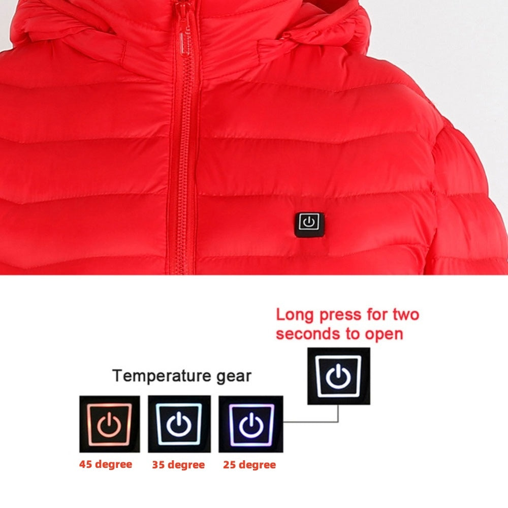 New Heated Jacket Coat USB Electric Jacket Cotton Coat Heater Thermal Clothing Heating Vest Men's Clothes Winter - SD & CO.