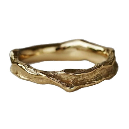 Vintage Niche Ins Style Brass Ring